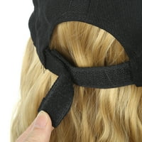 Benzersiz pazarlık beyzbol şapkası ile saç Kabarık Kıvırcık Dalgalı Peruk Saç modeli 26