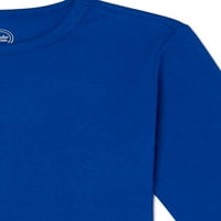 Merak Ulus Erkek Uzun Kollu Crewneck T-Shirt, paketi, Boyutları 4-& Husky