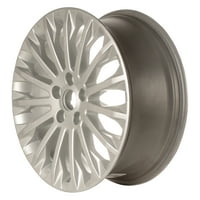 Yenilenmiş OEM Alüminyum Alaşımlı Jant, Işıltılı Gümüş Metalik Tam Yüz, 2012- Ford Focus'a Uyar