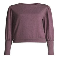 Kepçe Kadın Puf Kollu Sweatshirt