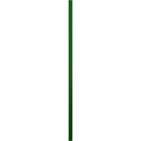 Ekena Millwork 3 4 W 48 H Gerçek Fit PVC, İki Tahta Çerçeveli Tahta-Çıta Panjurlar, Viridian Yeşili