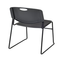 Kee 48 24 Yüksekliği Ayarlanabilir Mobil Sınıf Masası - Kiraz ve Zeng Yığın Sandalyeler- Siyah