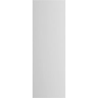 Ekena Millwork 3 4 W 42 H Gerçek Fit PVC, İki Tahta Çerçeveli Tahta-n-Çıta Panjurlar, Beyaz