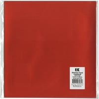 En iyi Yaratılış Pırıltılı Kum Kart Stoğu 12 X12 -Kırmızı