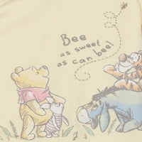 Winnie the Pooh Bebek Beni Eve Götür Kıyafet Seti, 3'lü, Beden 0-6M
