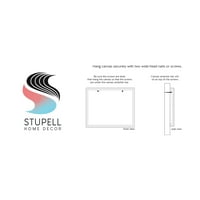 Stupell Industries Canlı Modern Kaotik Sıçramak Grafik Sanat Galerisi Sarılmış Tuval Baskı Duvar Sanatı, tasarım