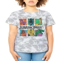 Jurassic Juniors Neon Kutular Kısa Kollu grafikli tişört