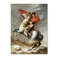 Ticari Marka Güzel Sanatlar 'Bonaparte, Grand Saintbernard Geçidi'ni Geçiyor' David'in Tuval Sanatı