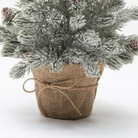 Çam Kozalakları ve Çuval Bezi Tabanı ile Belham Living 2ft Akın Noel Ağacı