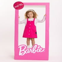 Barbie Yürümeye Başlayan Kız Grafik Tişört ve Kazak Seti, 2 Parça, 2T-5T Bedenler