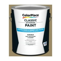 ColorPlace Klasik Dış Cephe Ev Boyası, Haki Yosunu, Yarı Parlak, Galon