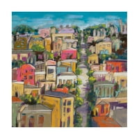 Marka Güzel Sanatlar 'City Color II' Jennifer Gardner'ın Tuval Sanatı