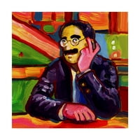 Howie Green'den Marka Güzel Sanatlar 'Groucho Marx' Tuval Sanatı