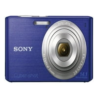 Sony Cyber-shot DSC-W - Dijital fotoğraf makinesi - kompakt - 14. MP - optik zoom - mavi