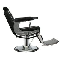 Yaslanmak berber koltuğu, Döşemeli Saç Şekillendirici Sandalye Kafalık ve Ayarlanabilir Yükseklik Salon Dövme Spa