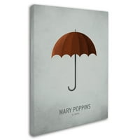 Christian Jackson'ın Ticari Marka Güzel Sanatlar 'Mary Poppins' Tuval Sanatı