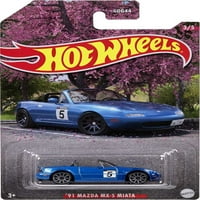 Hot Wheels 1: Ölçekli Oyuncak Araba, Mazda MX- Miata, Çocuklar ve Koleksiyoncular için Araç