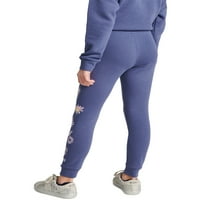 Adalet Kızlar Grafik Polar Joggers, Boyutları XS-XXL