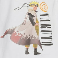 Naruto Shippuden erkek ve Büyük erkek Naruto Uzumaki ve Itachi Uchiha Grafik T-Shirt, 2-Pack, boyutları S-3XL