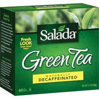 Salada Doğal Kafeinsiz Yeşil Çay, 40ct