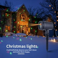 Noel açık ışık projektör Zamanlayıcı Fonksiyonu ile Uzaktan Kumanda spot yeni yıl dekorasyon abd Plug