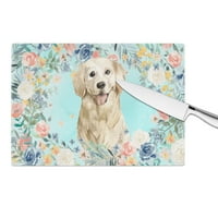 Caroline's Treasures CK3425LCB Golden Retriever Cam Kesme Tahtası Büyük, 12H 16W, çok renkli