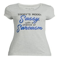 Sassy Sarcasm Gençler kısa kollu tişört