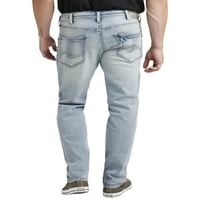 Gümüş Jeans A.Ş. Erkek Eddie Rahat Fit Konik Bacak Kot Büyük ve Uzun Boylu, Bel ölçüleri 38-56