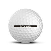 Cut Golf Cut Gri Üretan Pro Golf Topları, 12'li Paket, Beyaz