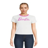 Barbie Gençler Kırpılmış Kaburga Grafikli tişört