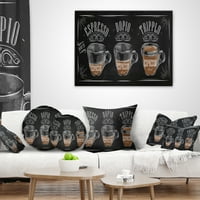 Designart Espresso Kraf Siyah - Kırlent - 18x18