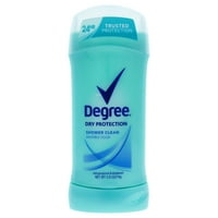 Kuru Koruma Duşu Kadınlar için Dereceye Göre Terlemeyi Önleyici ve Deodorant Çubuğu Temizleyin - 2. oz Deodorant