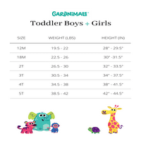 Garanimals Toddler Kız Kısa Kollu Grafik Tee, Boyutları 12 M-5 T