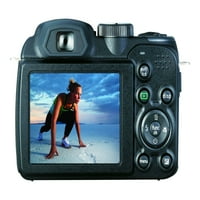POWER Pro serisi - Dijital fotoğraf makinesi - kompakt - 16. MP - optik zoom - siyah