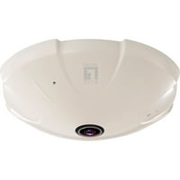 LevelOne 2 Megapiksel Balık gözü FCS-PoE W 2 yönlü Ses SD SDHC Kart Yuvası Gündüz Gece IP Dome ağ kamerası