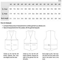 Erkek V Yaka Takım Elbise Yelek Düğmesi resmi kıyafet Yelek Düzenli Fit Takım Elbise Yelek Yelek Erkekler için