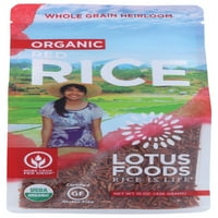 Lotus Foods Heriloom Butan Kırmızı Pirinç, Oz
