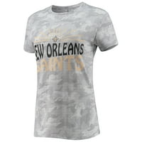Kadın Gri New Orleans Saints Ravine Tişört