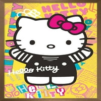 Hello Kitty - Renkli Duvar Posteri, 22.375 34