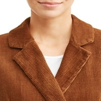 Jason Maxwell Kadın Kadife Blazer Ceket