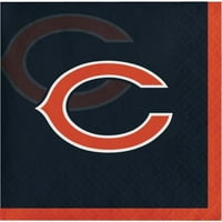 Chicago Bears İçecek Peçeteleri, Sayın