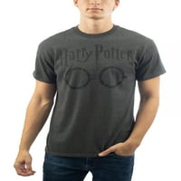 Harry Potter erkek Gözlük ve Yıldırım Cıvata Metin Grafik T-Shirt