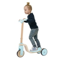 Çocuklar Ahşap Tekerlekli Scooter-Lil ’Rider tarafından Kızlar ve Erkekler için Eğlenceli Denge ve Koordinasyon Sürme