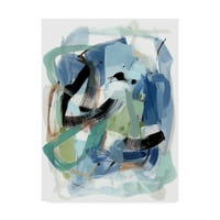 Christina Long'dan 'Blue Fall I' Marka Güzel Sanatlar Tuval Sanatı