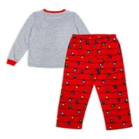 Eşleşen Aile Yılbaşı Pijamaları Çocuk Ren Geyiği 2 Parçalı Pijama Takımı