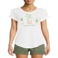 Ana Sayfa Ücretsiz Kadın Pişmiş Toprak Kısa Haddelenmiş Kollu Tişört