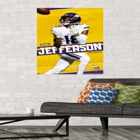 Minnesota Vikings- Justin Jefferson Duvar Posteri, 22.375 34
