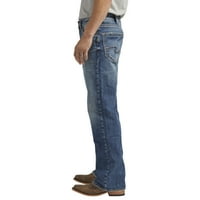 Gümüş Jeans A.Ş. Erkek Zac Rahat Fit Düz Bacak Kot Pantolon, Bel Ölçüleri 30-42