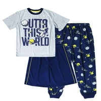 Erkek Çocuk Uzay Pijama Kısa Uyku Seti
