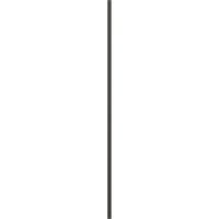 Ekena Millwork 12 W 71 H Ömür Boyu Vinil, Terzilik Katedrali Üst Orta Mullion, Açık Panjur Kepenkleri, w Panjur-Loks,